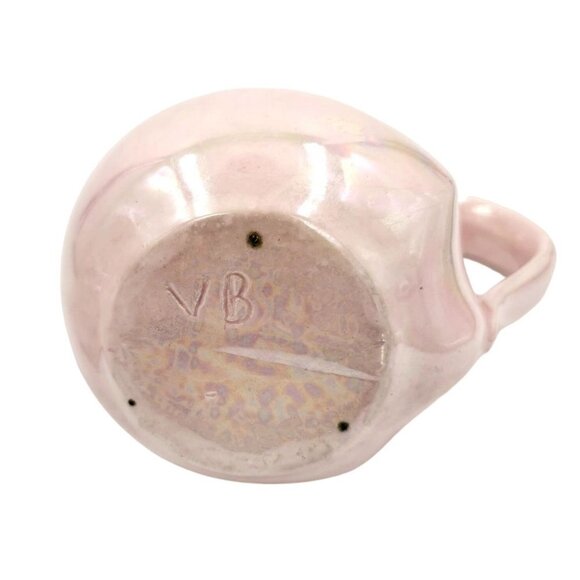 Pink Cream Pitcher and Sugar Bowl or Candy Dish. Set of 2. Victorian English Kit - Picture 11 of 14